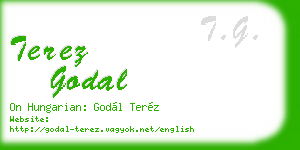 terez godal business card